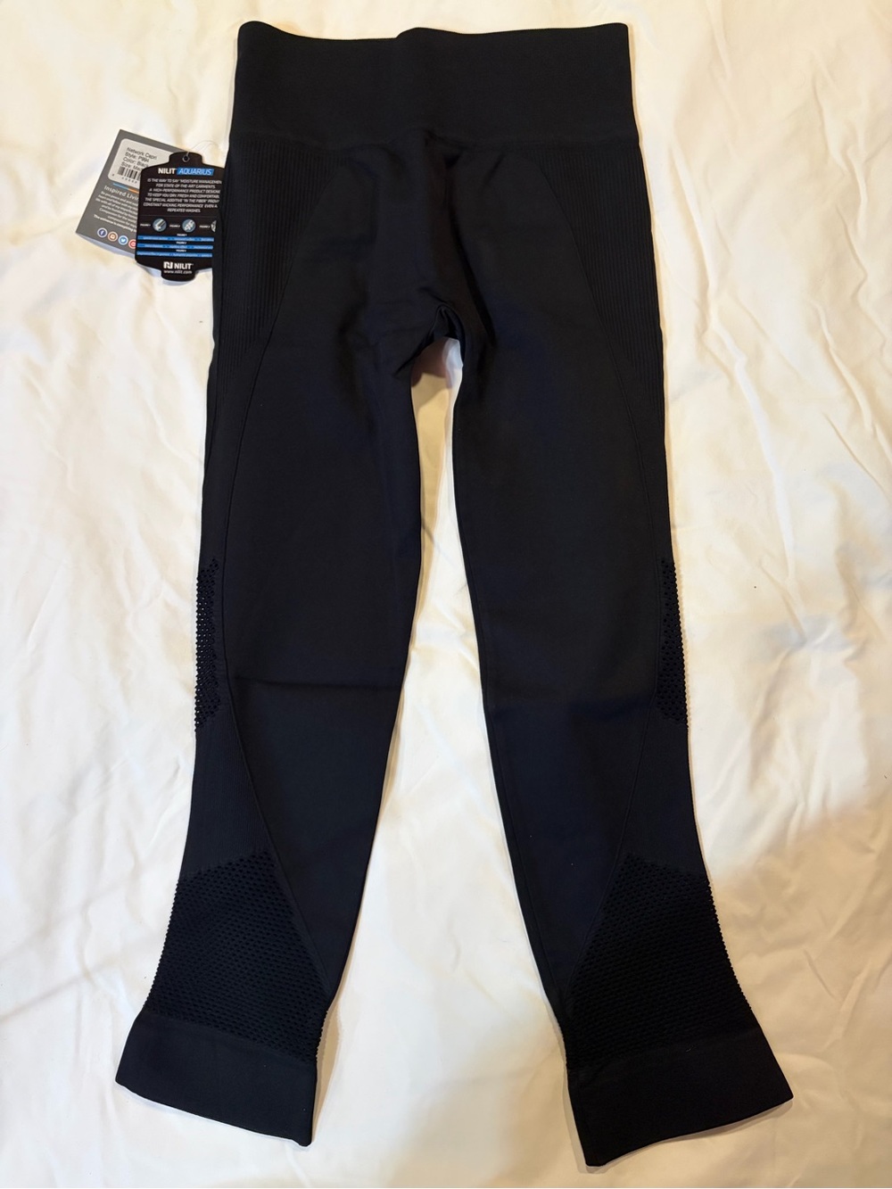 NUX Black Womens Size Medium Performance Leggings #114,115